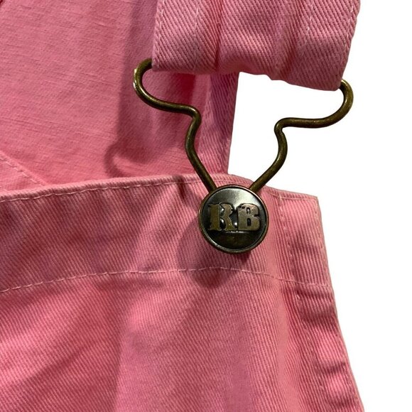 Davidson Studio Dyed Pink Bib Overalls Size 30x32 Rugged Blue Brand Painter - Picture 4 of 10